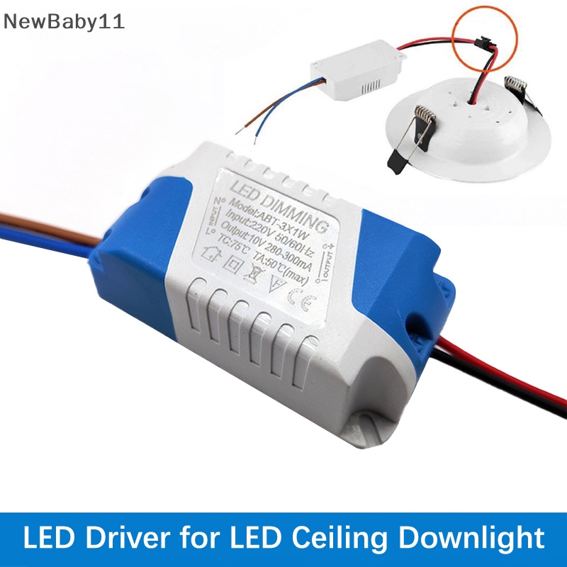 Nguồn Cung Cấp Điện Cho Đèn LED Âm Trần AC Sang DC 1-3W