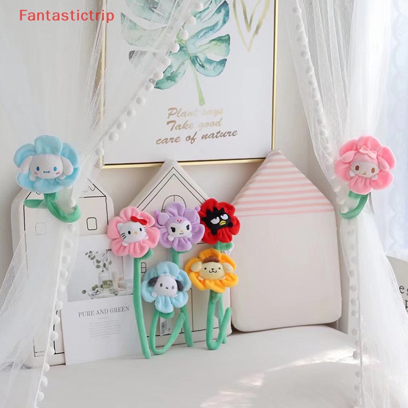 Thú Nhồi Bông Hình Cinnamoroll Kuromi Có Thể Uốn Cong Làm Quà Tặng Mới