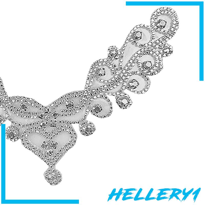 1 [Hellery1] Miếng Dán Cổ Áo Đính Kim Cương Giả Thủ Công DIY