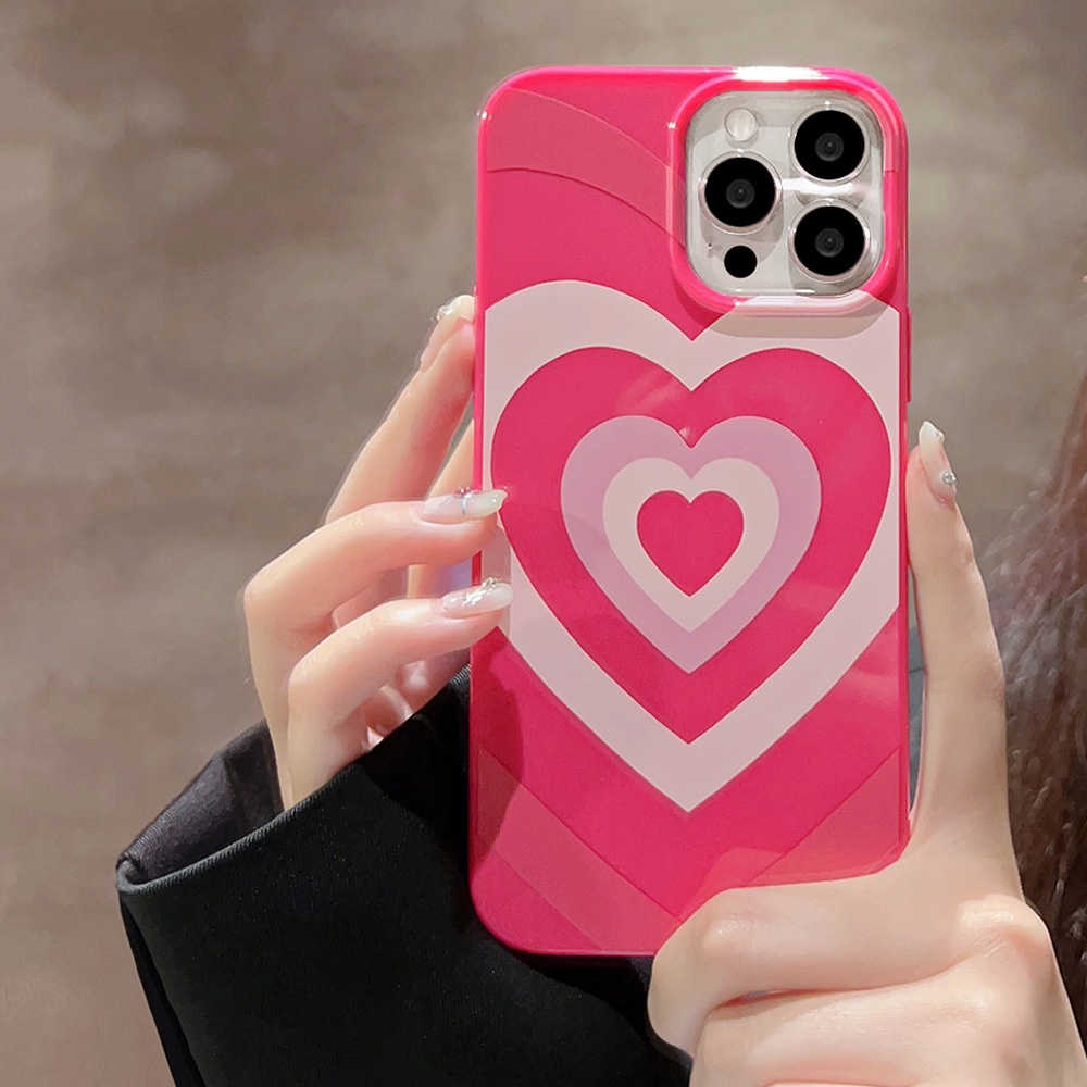 Ốp Điện Thoại TPU Mềm Chống Sốc Màu Hồng Gradient Cho IPhone 14 Pro Max 13 12 11 Pro Max XS XR 7 8 Plus