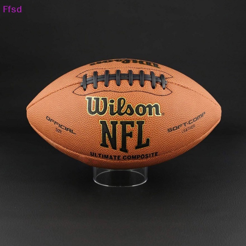 1 Giá Đỡ Trưng Bày Bóng Đá / Bowling Hình Tròn Chất Liệu Acrylic Tiện Dụng