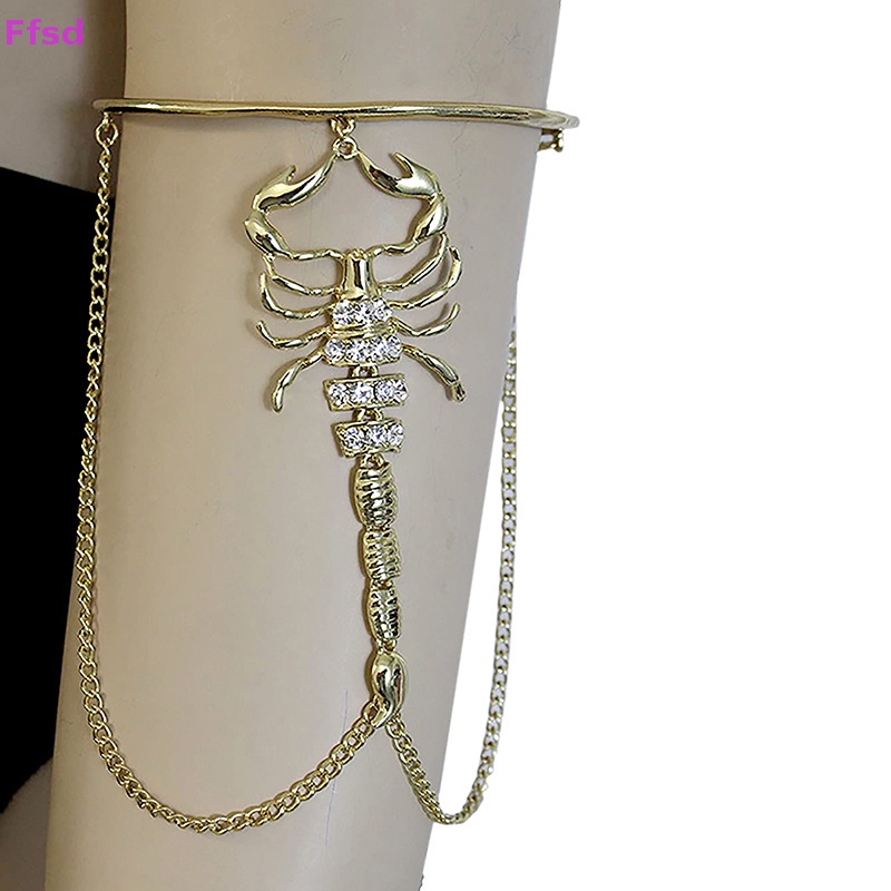 {Ffsd} Vòng Đeo Tay Hình Bọ Cạp Đính Đá Cổ Điển Dành Cho Nữ Bán Chạy