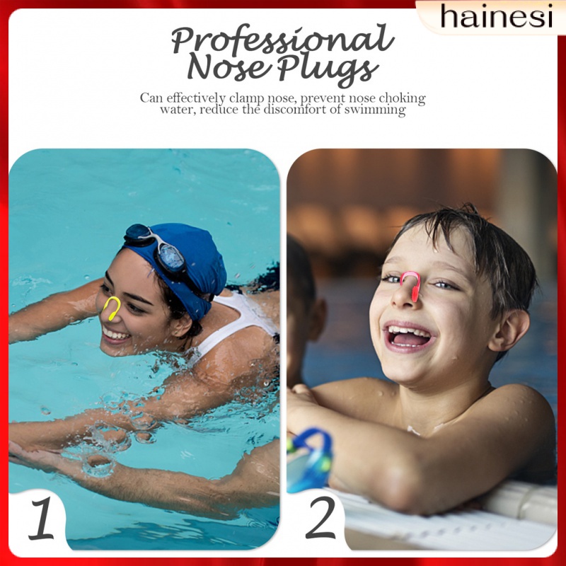 Set 4 Nút Bịt Mũi Tiện Lợi Khi Đi Bơi