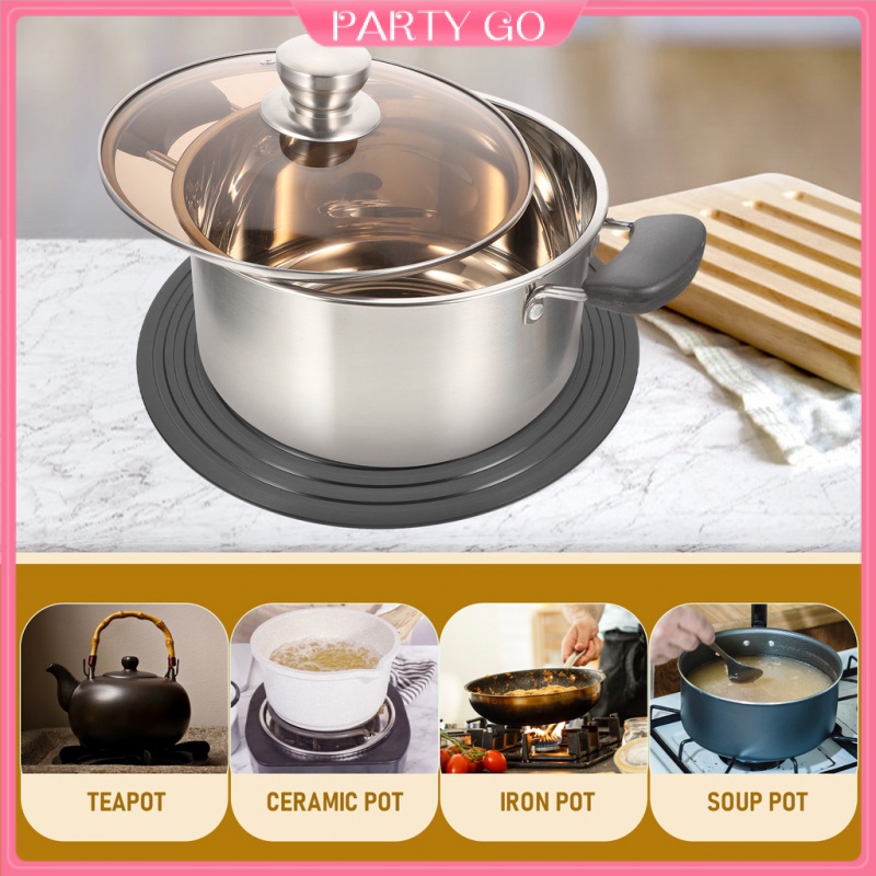 Khay Tròn 20cm / 24cm Bằng Kim Loại Dùng Tạo Nhiệt Cho Lò Nướng