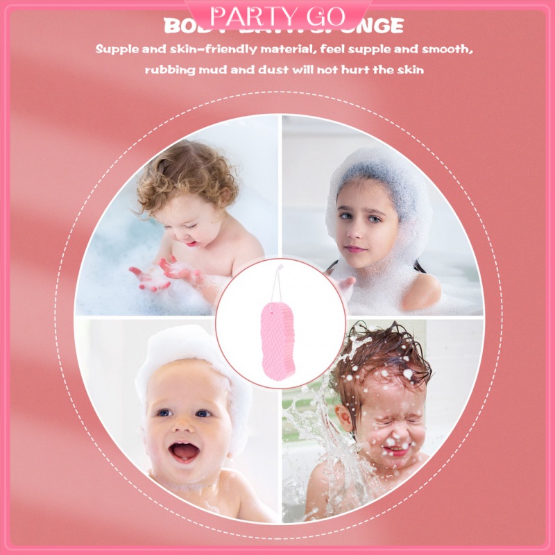 Set 2 Đồ Chơi Tắm Bằng Bọt Biển Tẩy Tế Bào Chết Cho Bé