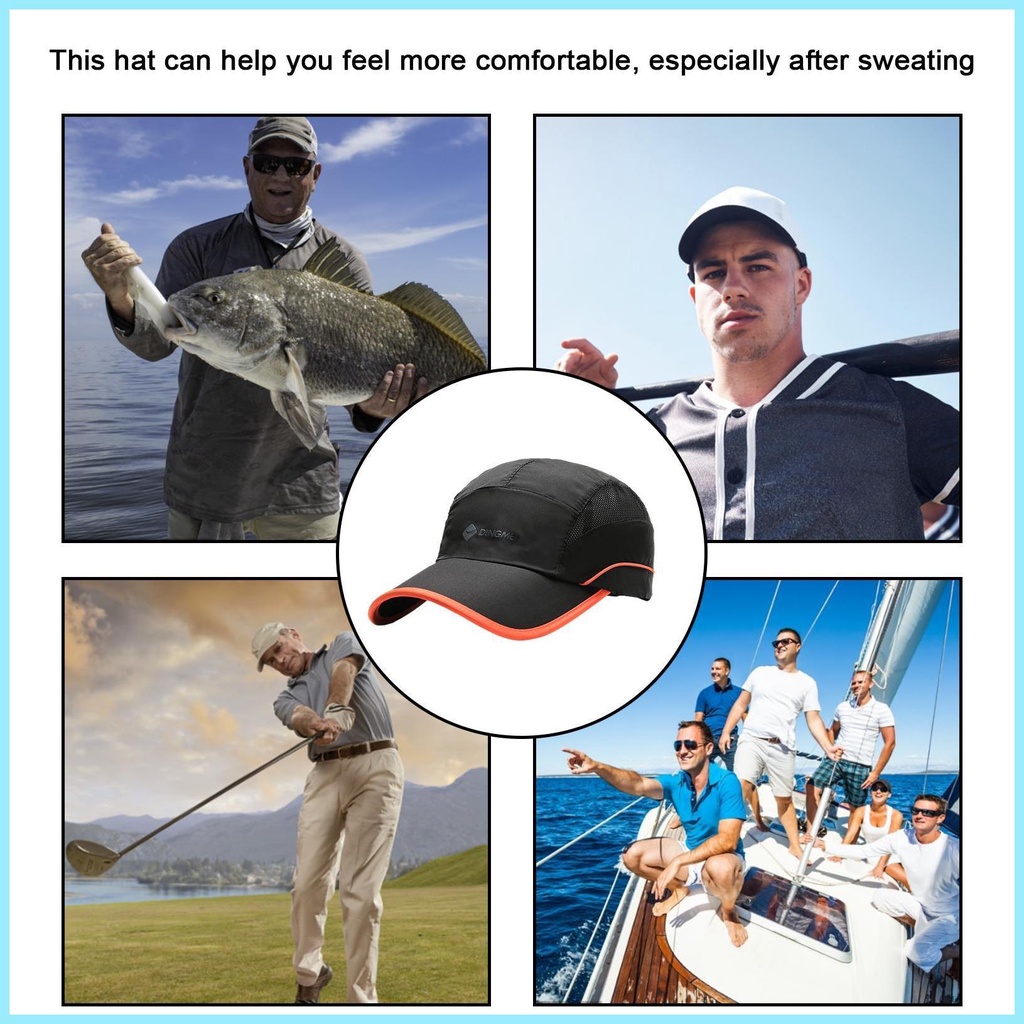 Mũ Lưỡi Trai Phối Lưới Siêu Mỏng Thoáng Khí Thời Trang Mùa Hè Cho Nam