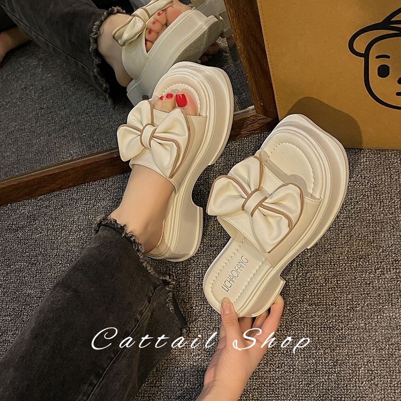 Cattail dép dép nữ sandal nữ dép bánh mì nữ dép bánh mì Chống Trượt 052501