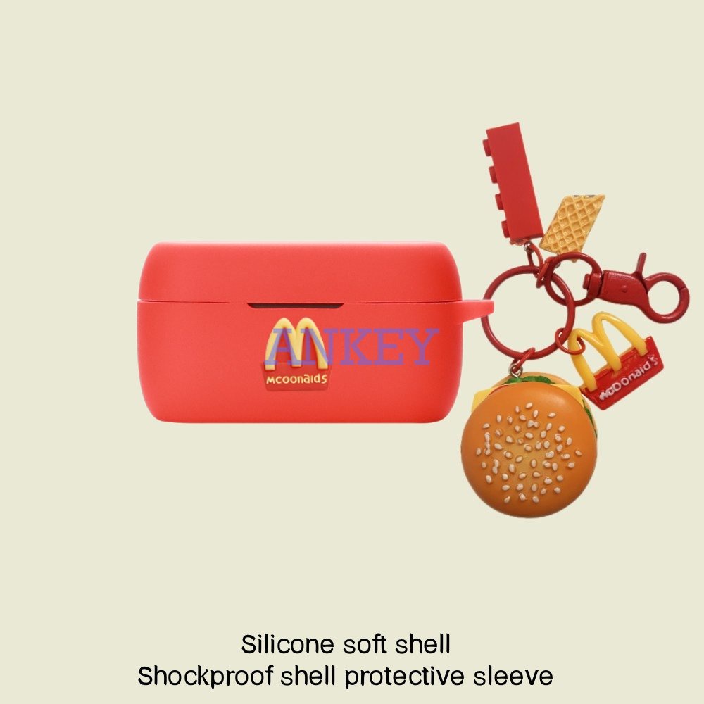 Vỏ Bảo Vệ Hộp Sạc Tai Nghe JBL LIVE FREE NC + Tune 130 230 NC Bằng Silicon Mềm Màu Đen Kèm Móc Treo
