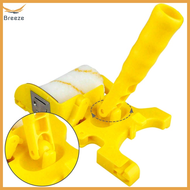 Bàn Chải Lăn Sơn Cắt Cạnh Với Tay Cầm Xoay Đa Năng An Toàn Tháo Gỡ Dễ Dàng