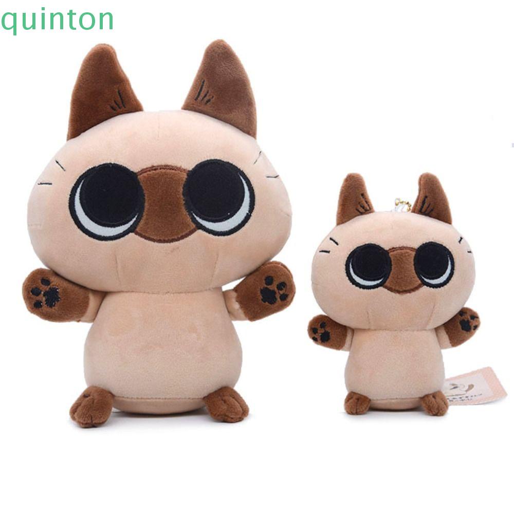 Thú Nhồi Bông Dây Rút 20cm Hình Mèo Hoạt Hình Đáng Yêu Cho Bé