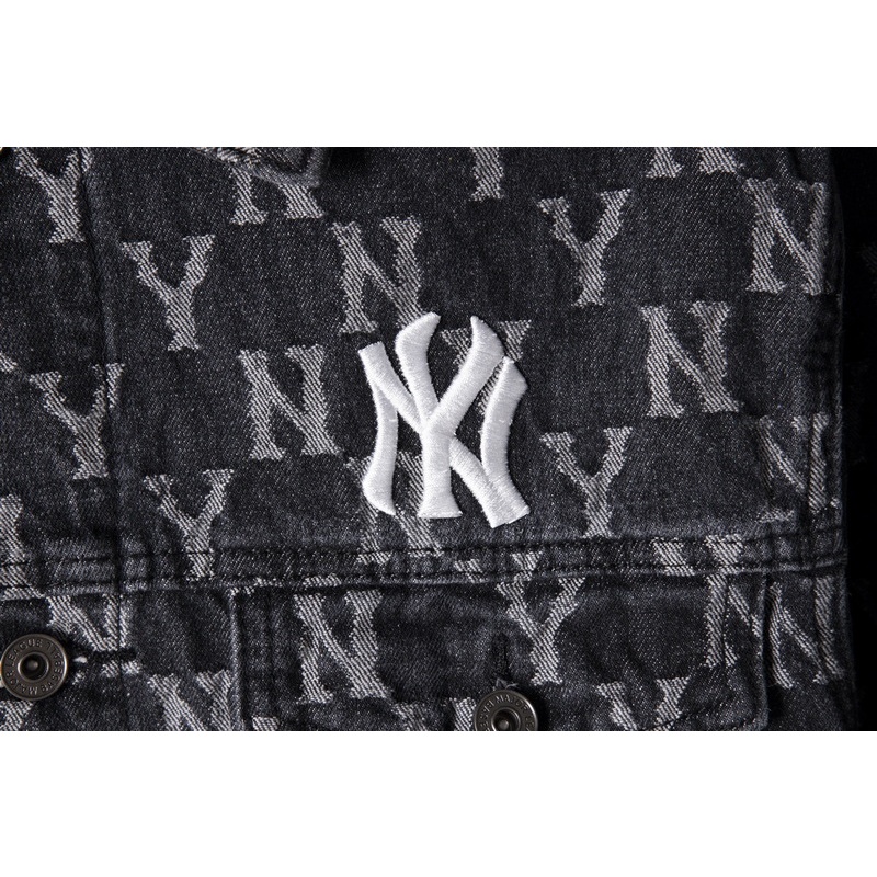 Áo Khoác denim In Chữ NY Thời Trang Đường Phố Cao Cấp Cho Nam Nữ