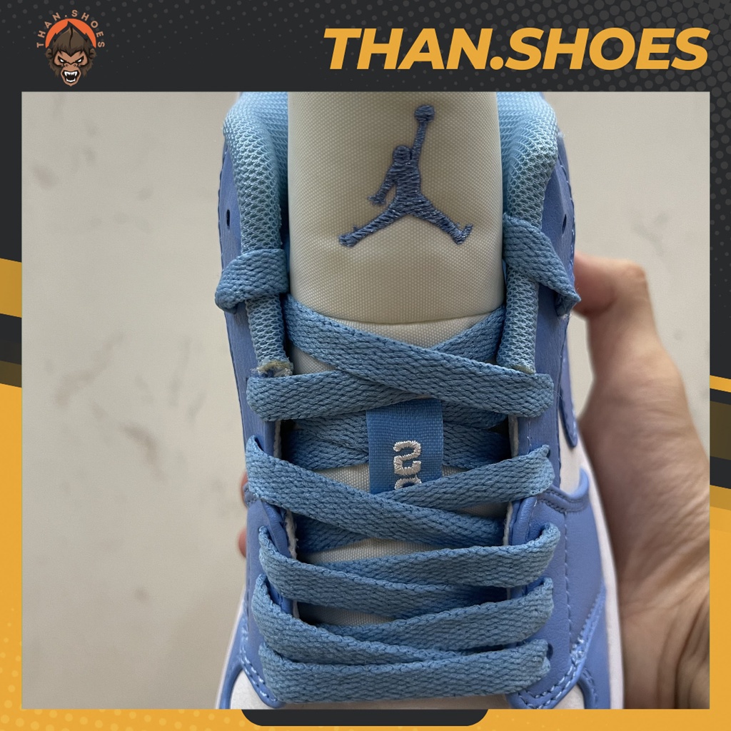 Giày JD1 Low UNC, JD1 Thấp Xanh Biển - Than.Shoes