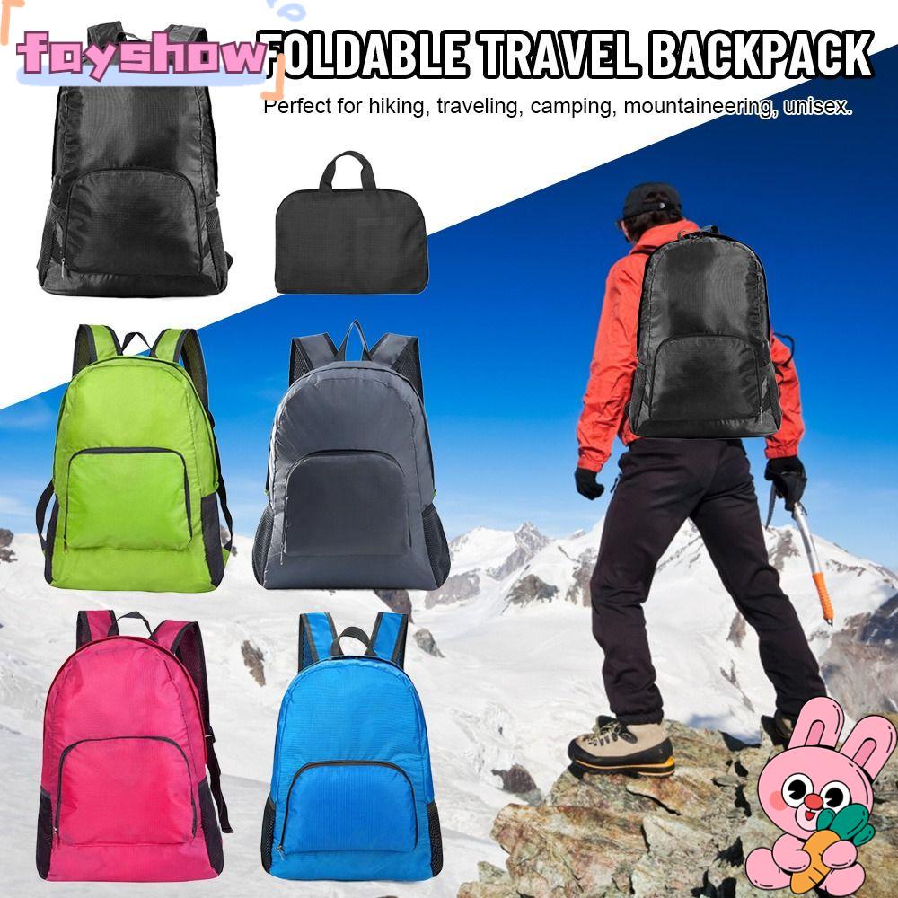 Ba Lô Du Lịch Chống Thấm Nước Bằng Nylon Có Thể Gấp Gọn Tiện Dụng