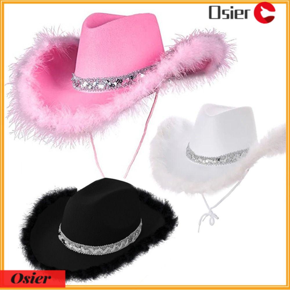 Mũ Cao Bồi Đính Kim Sa Vui Nhộn Thời Trang Dự Tiệc 1 Cái