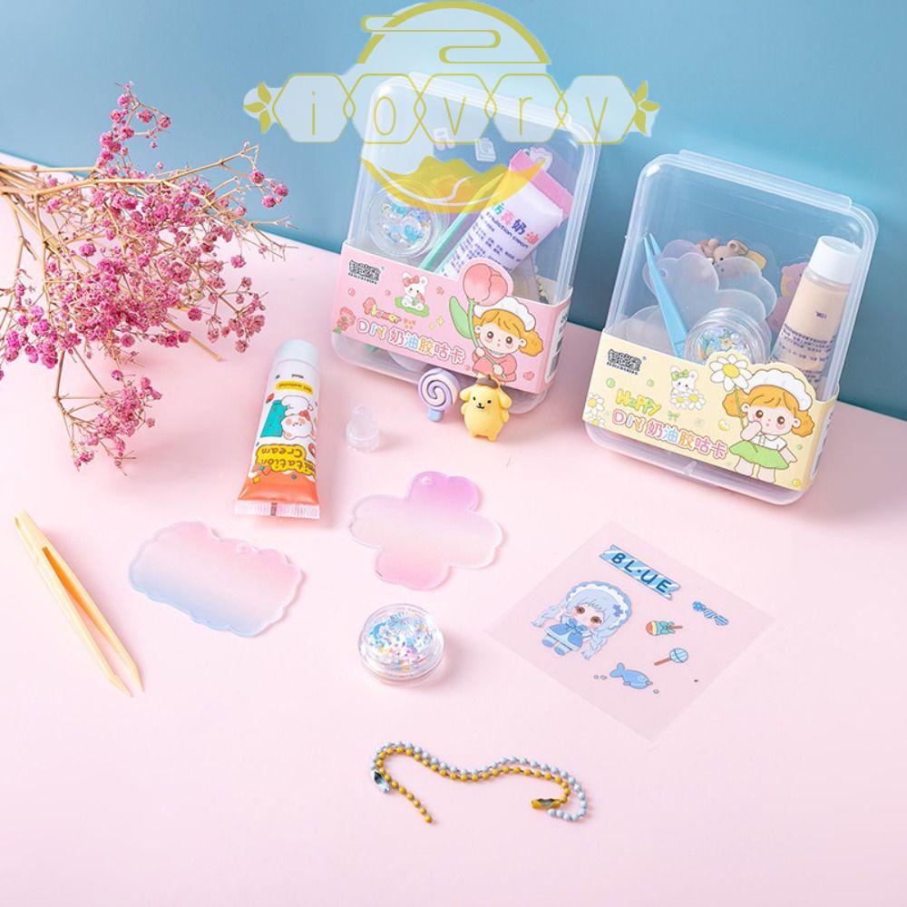 Bộ Nhãn Dán Trang Trí Sổ Tay Hình Cây Kem Guka Hoạt Hình Dành Cho Trẻ Em