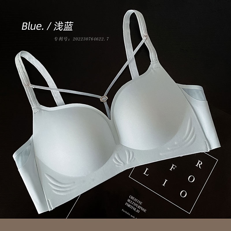 Áo Lót Nâng Ngực Không Đường May Mềm Mại Thoáng Khí Dành Cho Nữ