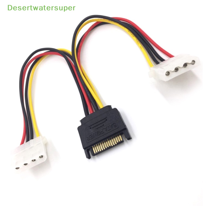 Dây Cáp Nguồn Sata 15Pin Hai Cổng Sang 4pin Sata