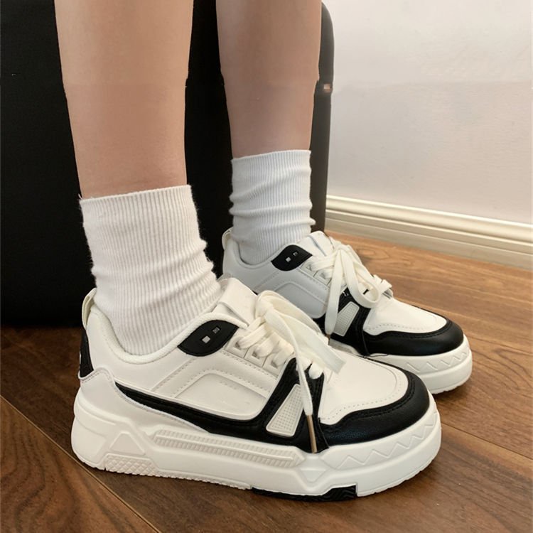 Giày Thể Thao Màu Trắng Nhỏ Đơn Giản Thời Trang Cho Cặp Đôi