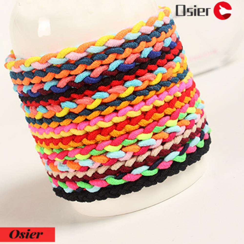 Bộ 10 Dây Cột Tóc Nhiều Màu Sắc Thời Trang