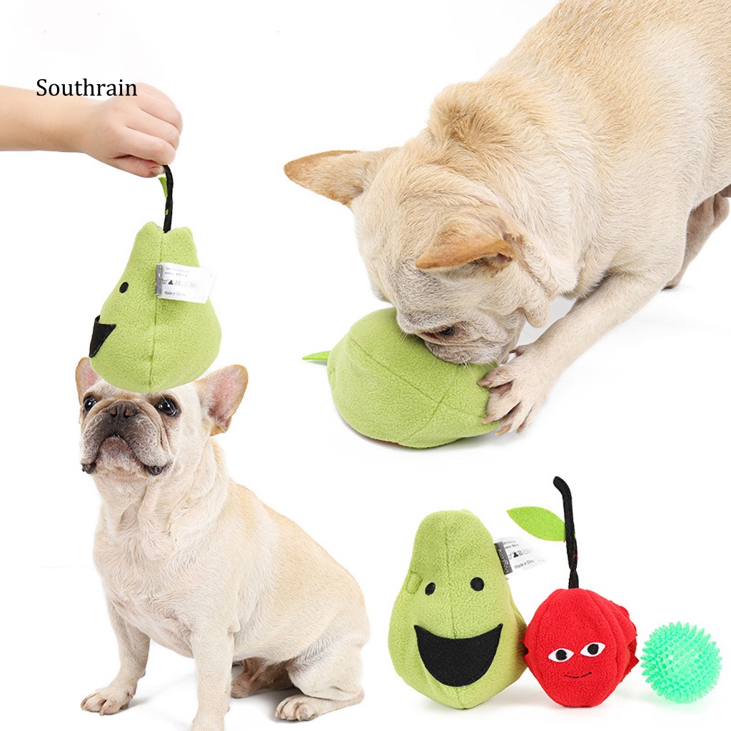 Đồ Chơi Huấn Luyện Thú Cưng Hình Quả Lê Có Âm Thanh Vui Nhộn