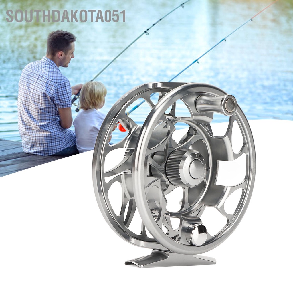 Southdakota051 5/7 Tất Cả Các Kim Loại Máy Câu Hợp Nhôm Gia Công CNC Tốc Độ 1:1 Tỷ Lệ Cho Nước Ngọt Mặn