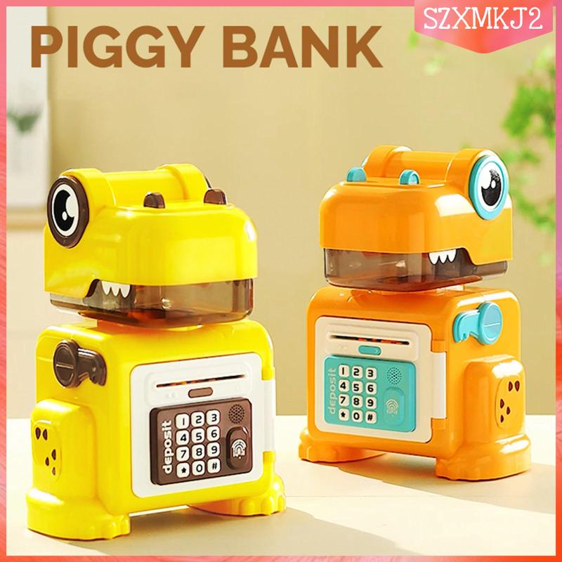 Ống Heo Tiết Kiệm Tiền Hình Khủng Long Cho Bé Trai 6~8 Tuổi szxmkj2