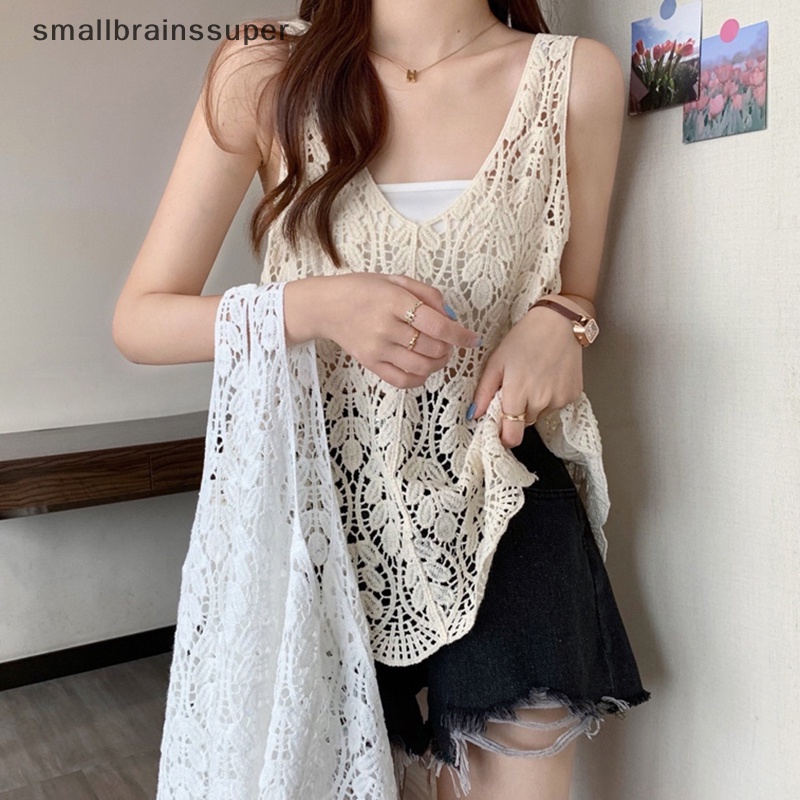 Áo Dệt Kim Không Tay Thêu Họa Tiết Phong Cách Bohemian Thời Trang Mùa Hè Cho Nữ SBS