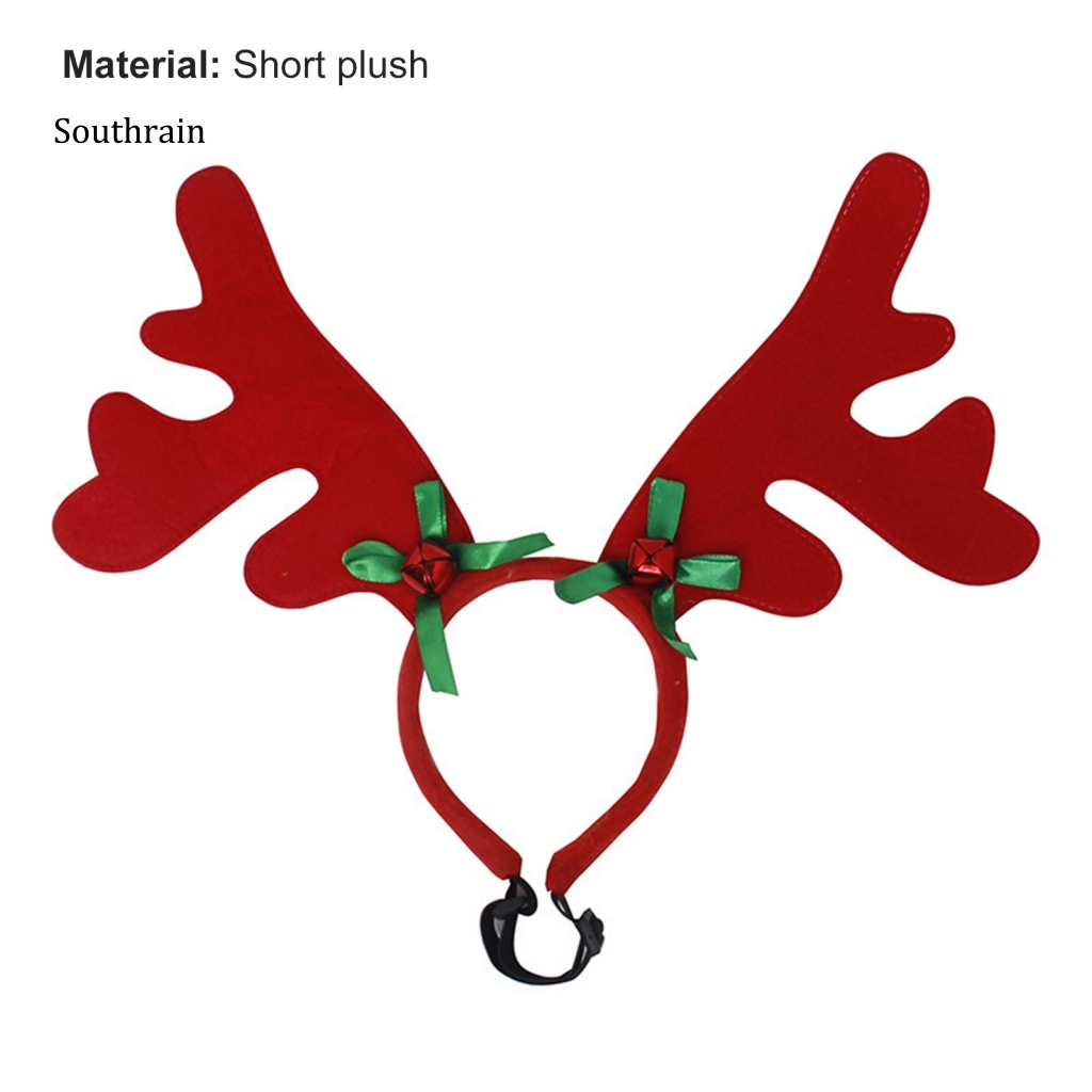 Băng Đô Cài Tóc Hình Sừng Hươu Có Thể Điều Chỉnh Cho Thú Cưng