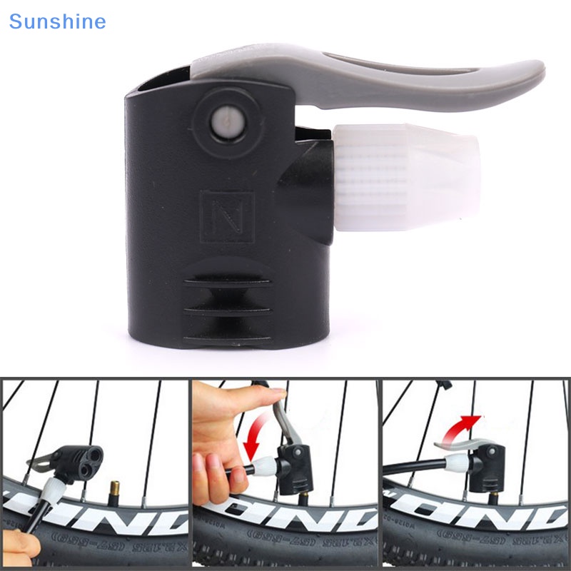 Đầu Chuyển Đổi Bơm Hơi Hai Đầu Bằng Chân Cho Xe Đạp