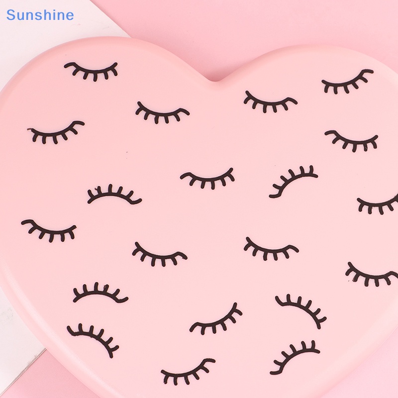 Gương Trang Điểm Cầm Tay Gắn Lông Mi Giả Tiện Dụng