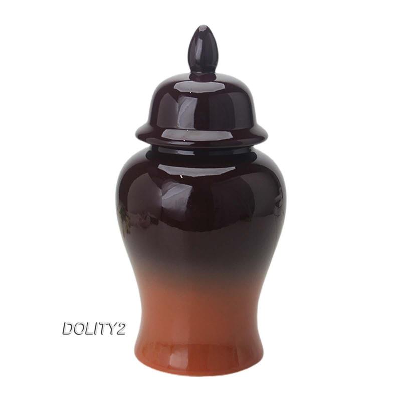 Bộ 2 Lọ Gốm Đựng Trà Có Nắp Đậy 7x14inch