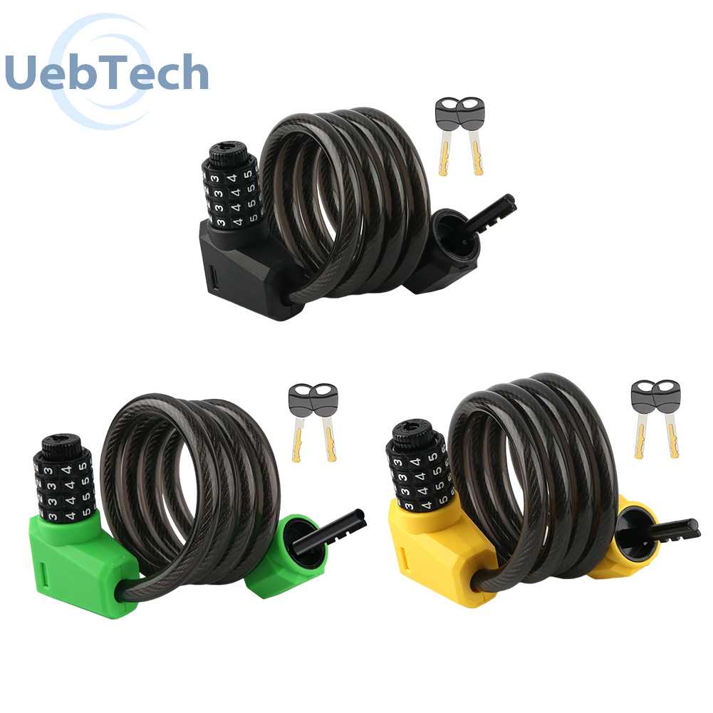 Dây Xích Khóa Xe Đạp / Xe Máy / Thuyền Kayak Có Mật Khẩu 1.2M