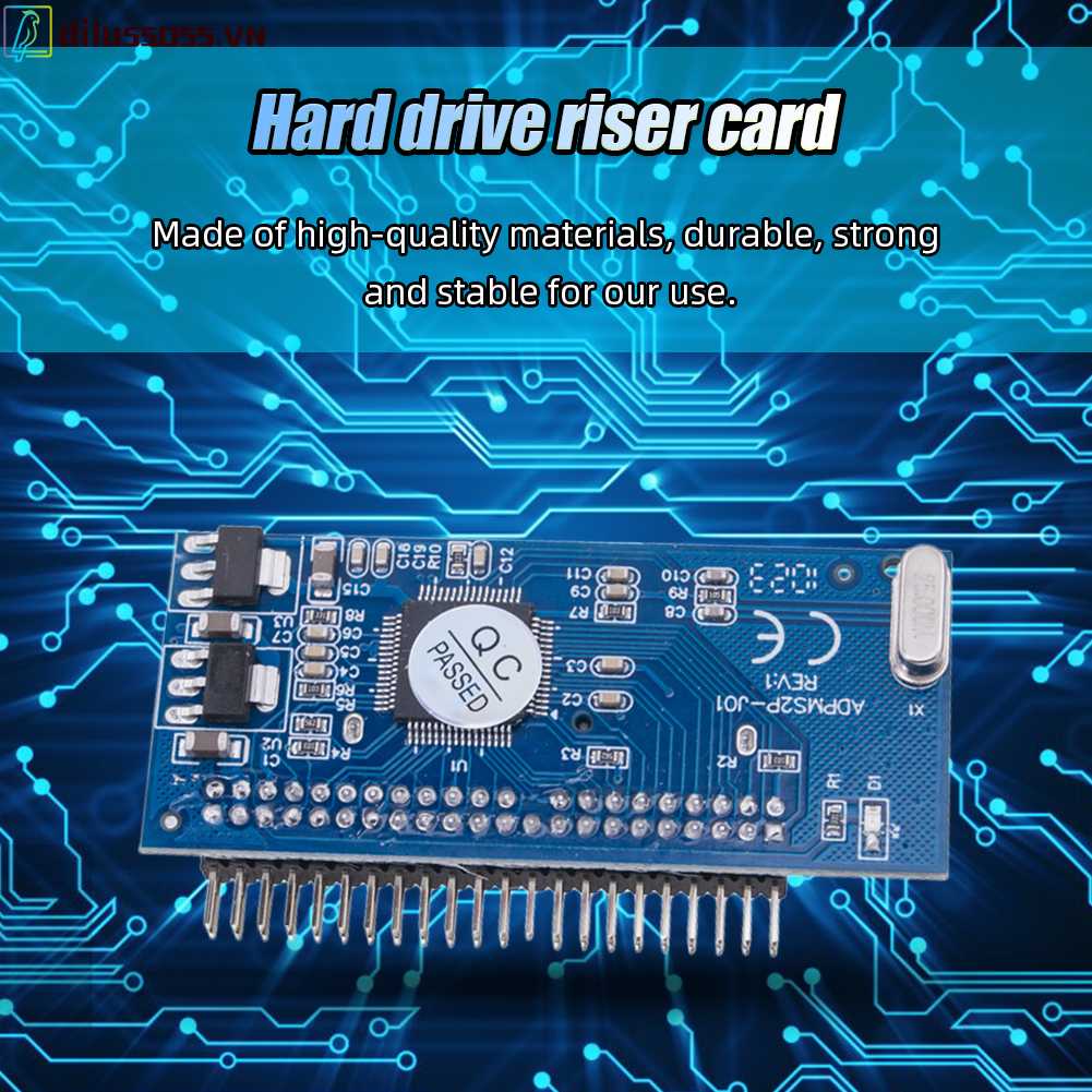 Card Chuyển Đổi Ổ Cứng 1.8in Micro SATA Sang 2.5in IDE HDD 5V JMS20330 Thẻ
