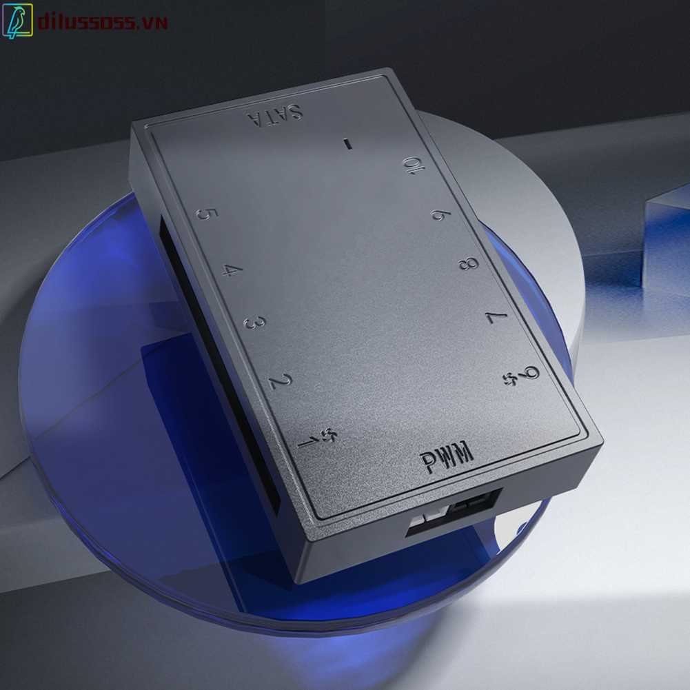 Bộ Chia 1 Ra 10 Cổng 4 Pin PWM SATA Cho Máy Tính Ốp