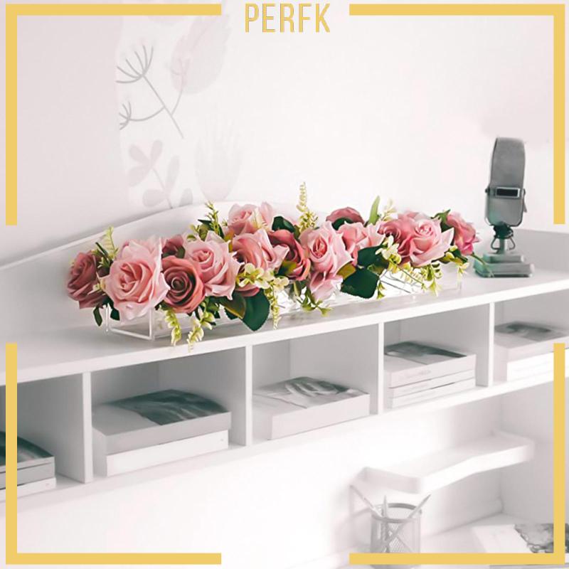 Lọ Hoa Hình Chữ Nhật Bằng Acrylic Phong Cách Hiện Đại Cho Nhà Bếp