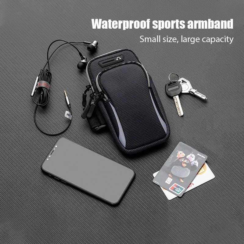 Túi Đeo Cánh Tay Đựng Điện Thoại Khóa Kéo Dành Cho Tập Thể Thao Chạy Bộ YKD