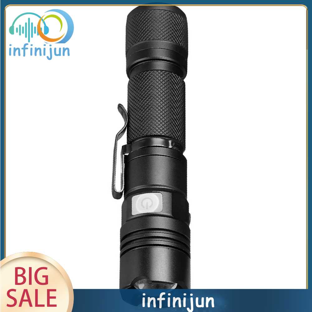 Đèn Pin LED XHP50 800LM 5 Chế Độ 1200mAh Sạc USB Tiện Dụng