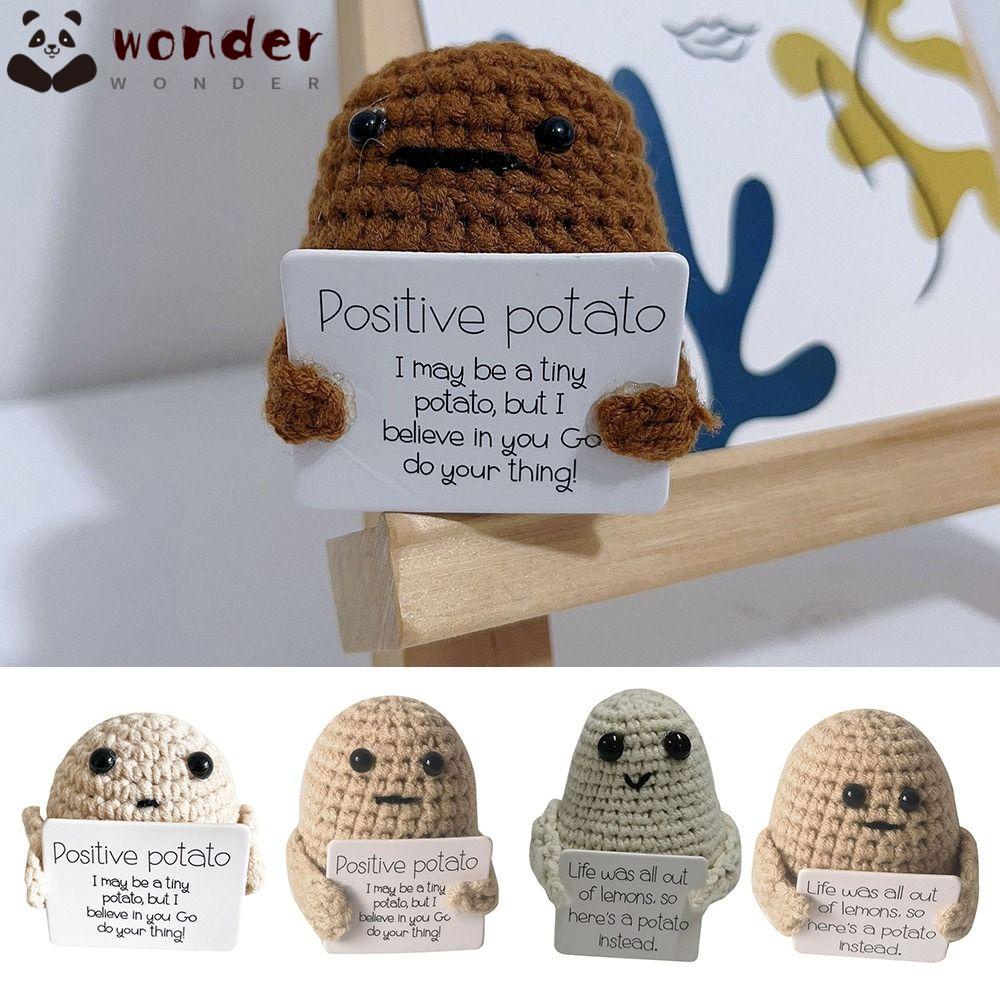 Thú Nhồi Bông Hình Thẻ Bài Tích Cực Làm Bằng Tay