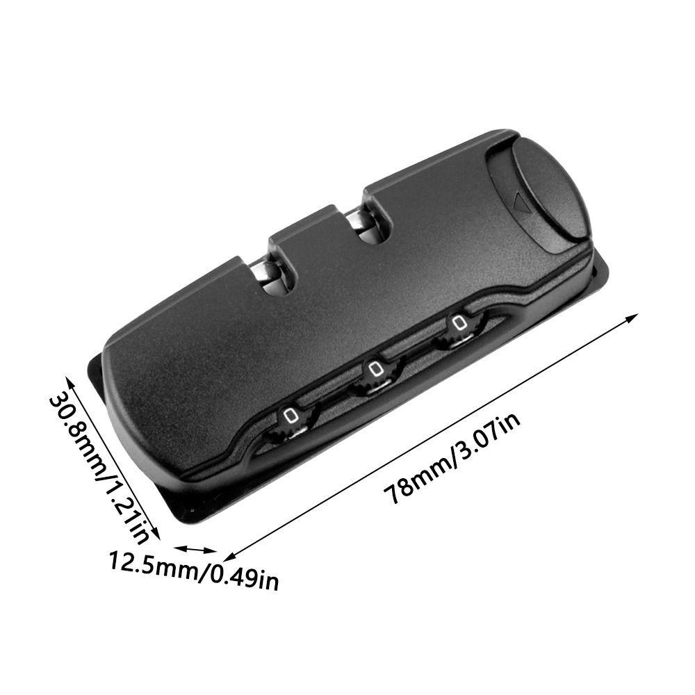 Ổ Khóa Hành Lý Chống Trộm 3 Chữ Số