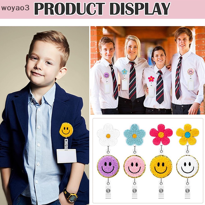 Giá Đỡ Thẻ Học Sinh / Y Tá woyao3] Bằng Nhựa ABS Có Thể Thu Gọn Tiện Dụng