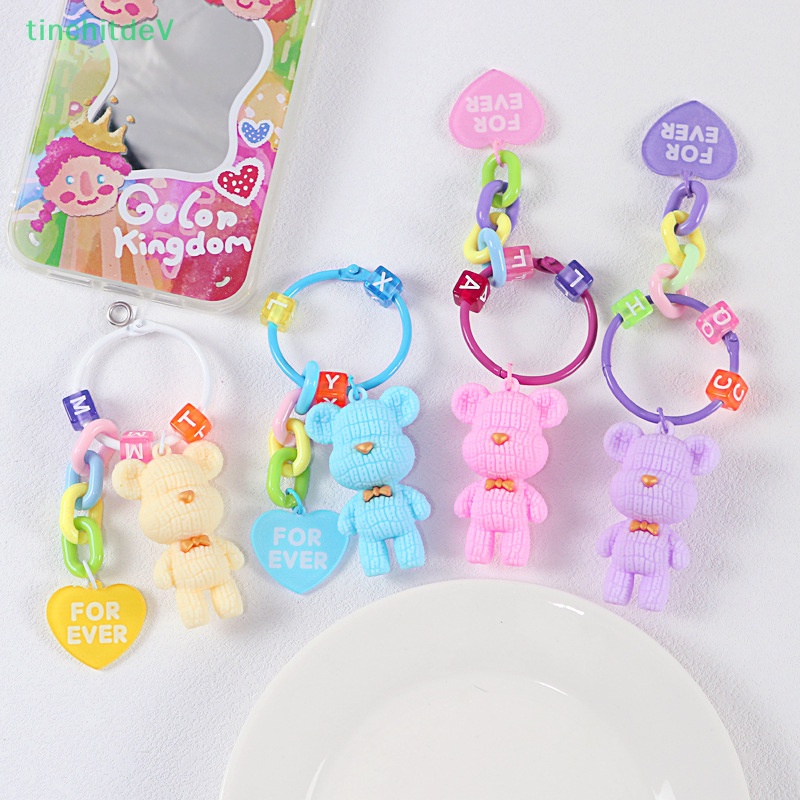 [TinchitdeV] Móc Khóa Hình Gấu Bông Nhiều Màu Sắc Sáng Tạo Thời Trang Cá Tính Dành Cho Túi Xách [Mới]