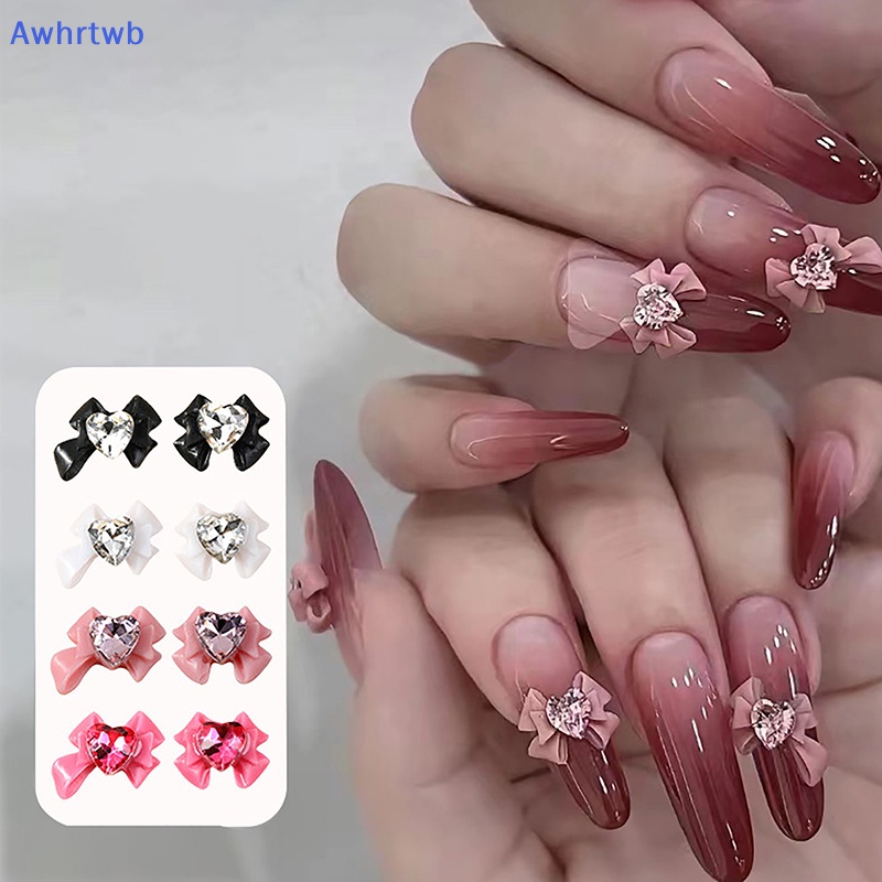 Set 10 Phụ Kiện Đính Trang Trí Móng Tay 3D Xinh Xắn Mới