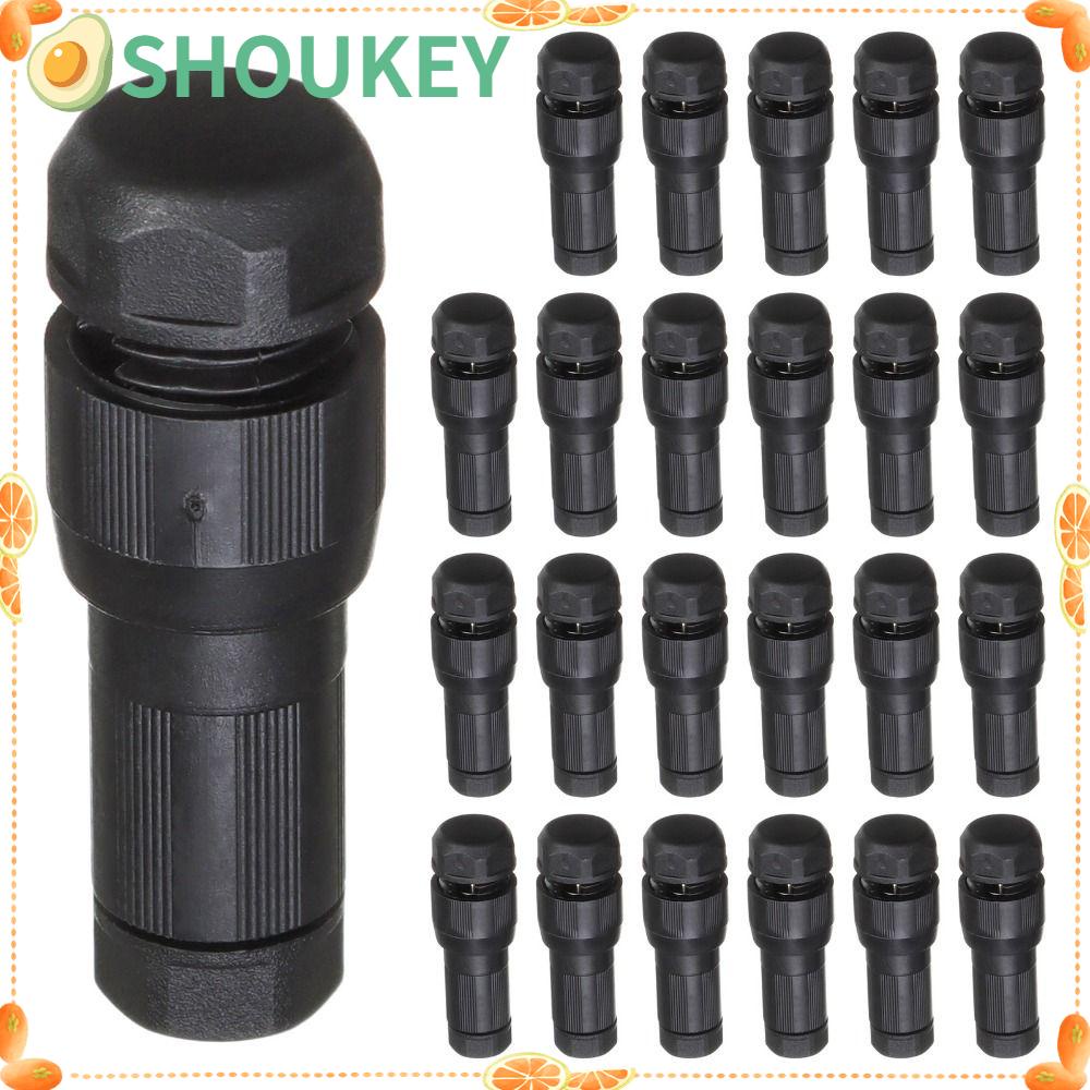 Set 24 Đầu Nối Cáp Đèn Chống Thấm Nước Thay Thế Tiện Dụng