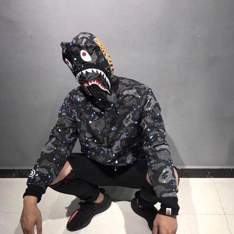 Áo Len Nam Bape Work Star In Tay Dài Thoải Mái Khi Mặc Size Lớn Quá Khổ