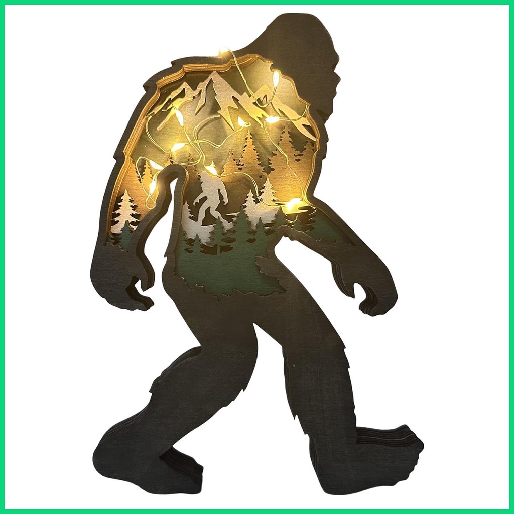 Phụ Kiện Trang Trí Tường Hình Gấu Nâu 3D Nhiều Tầng Sáng Tạo