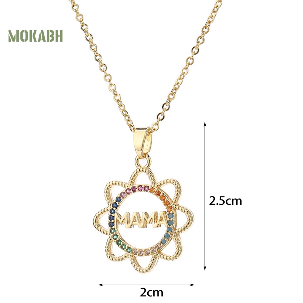 Vòng cổ Mặt Hoa Hướng Dương Đính Đá Nhiều Màu Thời Trang