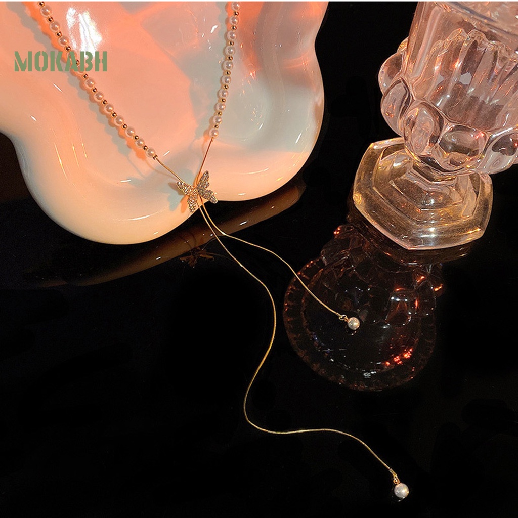 [Mới] Vòng Cổ Thời Trang Công Sở Mịn Màng Bắt Mắt Thiết Kế Tua Rua Bướm Sáng Hoàn Thiện Trang Trí Không Phai Màu Lâu Trôi Cho Nữ