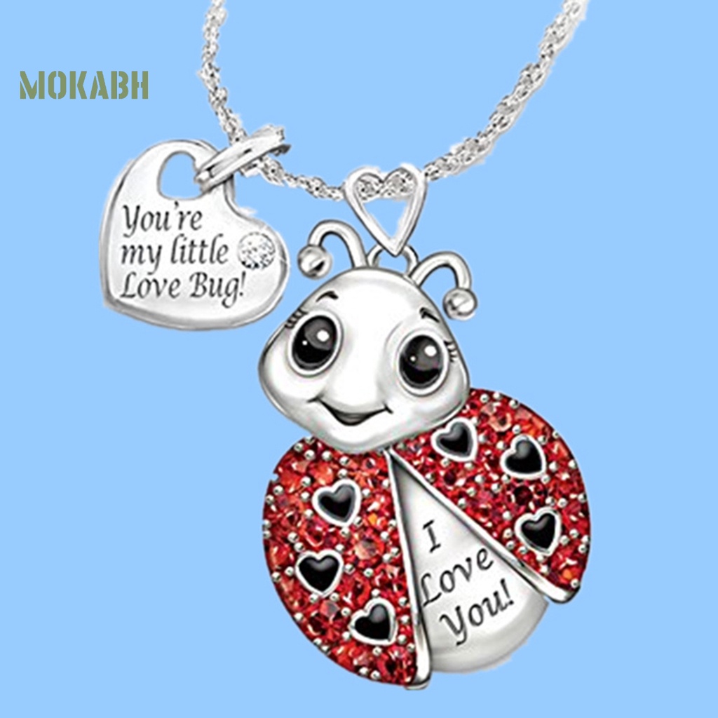 Vòng cổ Mặt Hình Bọ Rùa / Trái Tim Đính Đá Thời Trang Cho Nữ