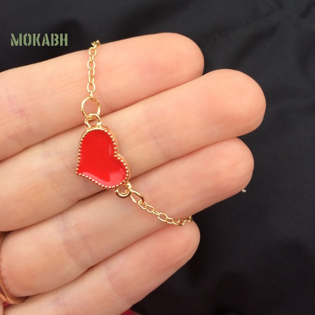 Vòng Đeo Tay Thiết Kế Hình Trái Tim Cho Nữ