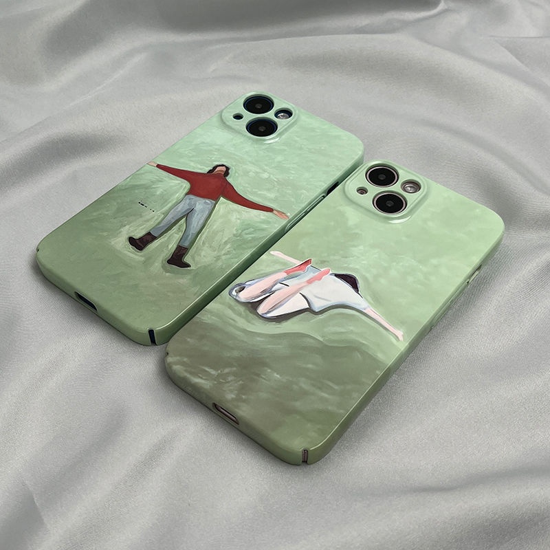 Ốp Điện Thoại Siêu Mỏng Họa Tiết Cỏ Sáng Tạo Cho Iphone 11781412Phim Shell proipone13promax Toàn Diện Độc Quyền O0YB